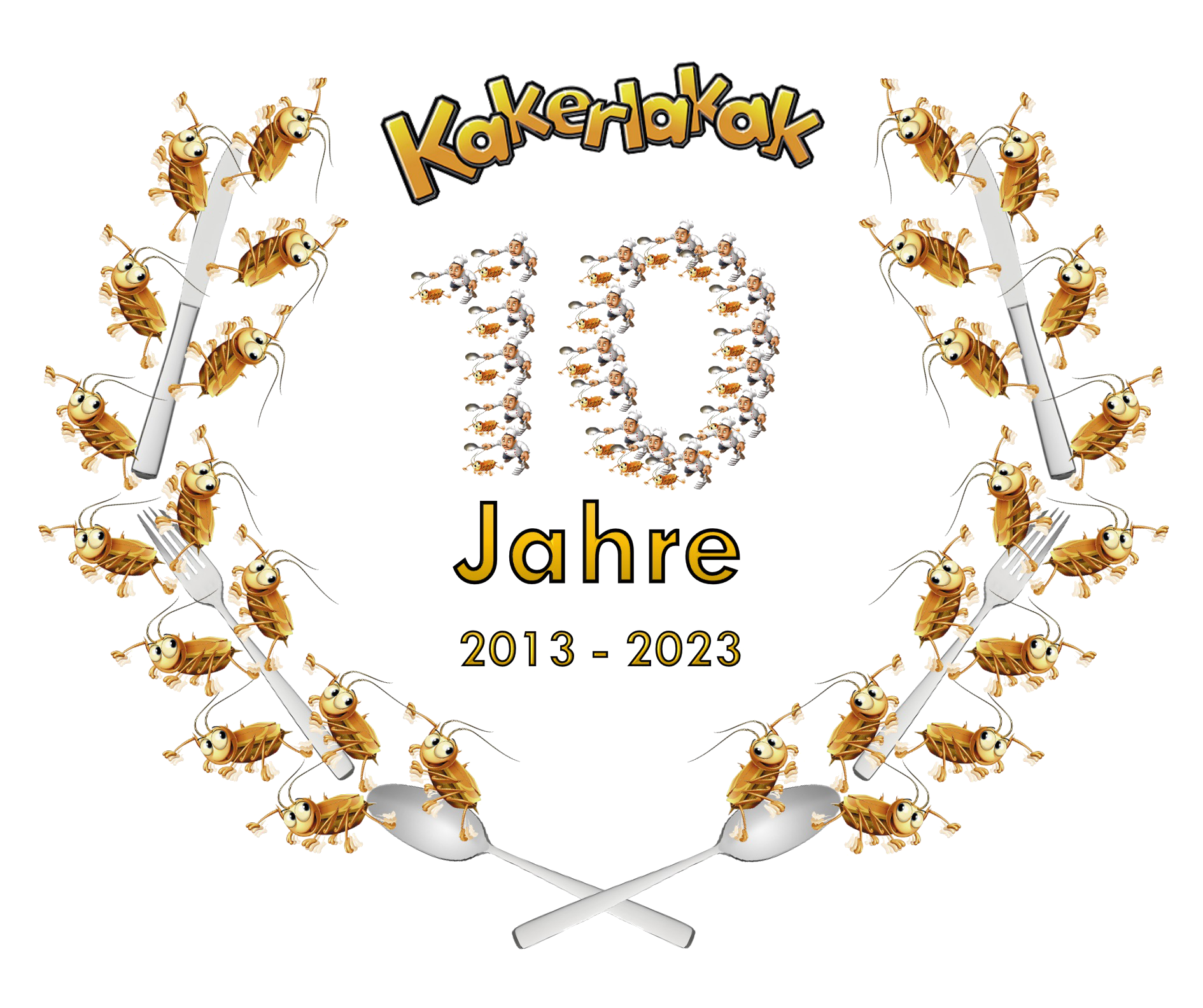 Kakerlakak Jubiläum glow in the dark